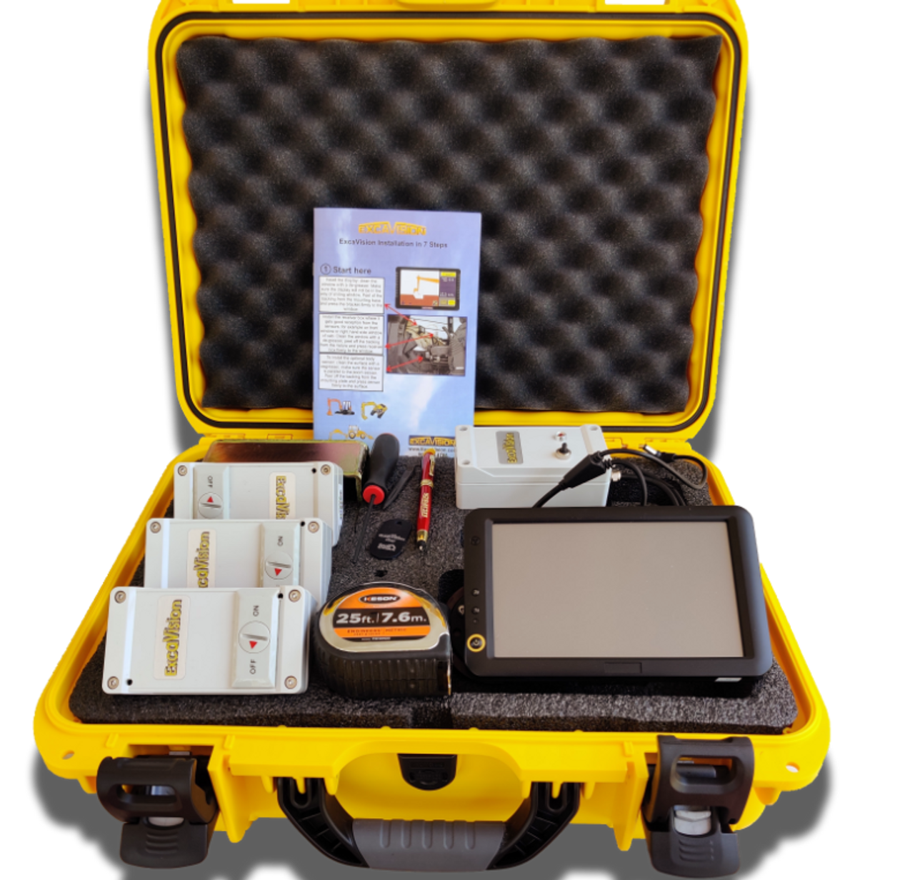 ExcaVision grade control kit