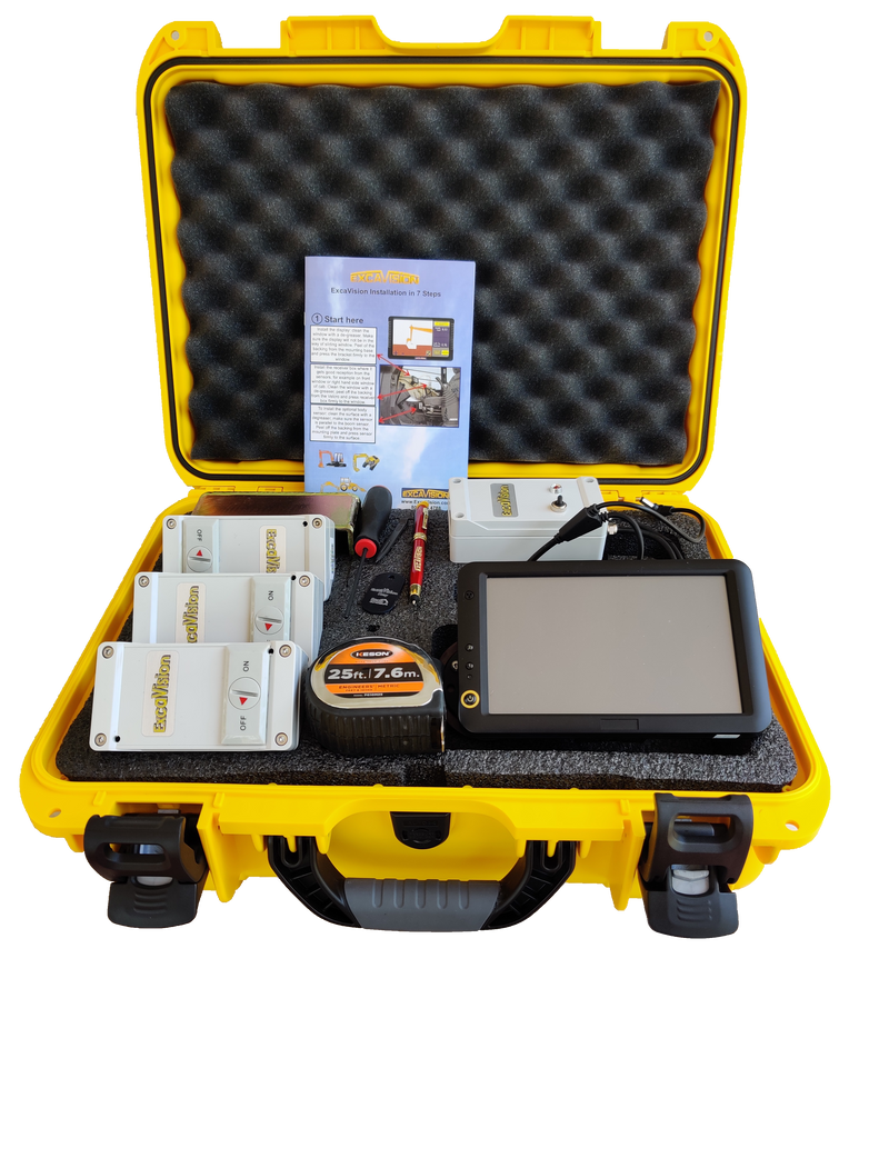 ExcaVision System in-cab control box